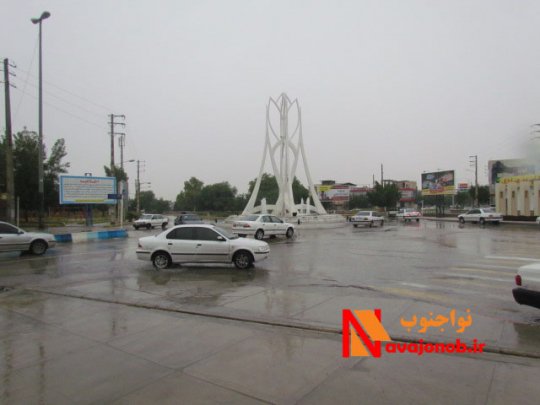 برازجان در بارندگی صبح امروز +گزارش تصویری