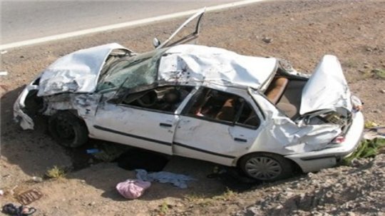 مرگ سه فرزند خانواده برازجانی در واژگونی خودرو در جاده عسلویه +جزئیات 