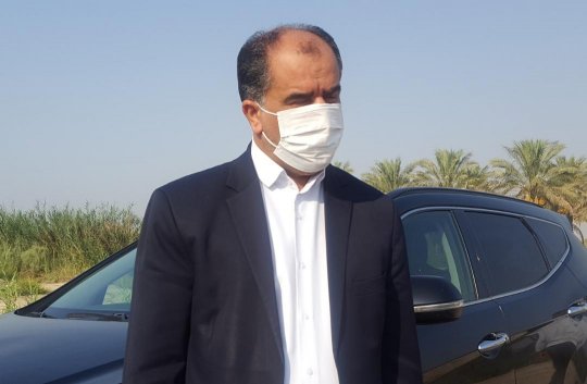 تاکید فرماندار دشتستان بر توزیع متعادل آب بین نخیلات شهرستان +تصاویر