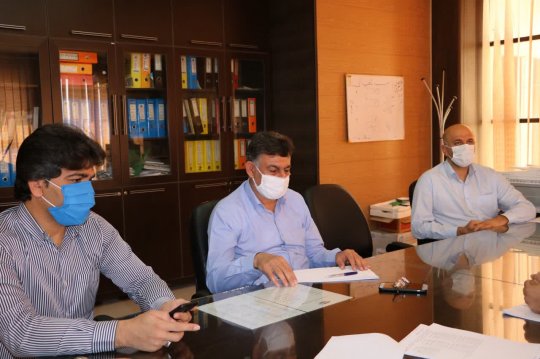 نشست شورای شهر وحدتیه و مسئولین شرکت توزیع برق دشتستان +تصاویر