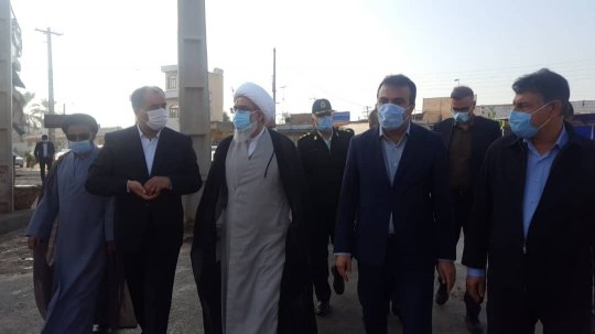 بازدید آیت اله صفایی بوشهری از مناطق سیل زده شهرستان دشتستان +گزارش تصویری و جزئیات