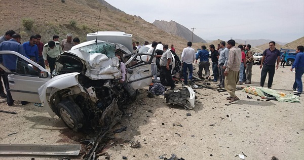 باز هم حادثه رانندگی در دشتستان، یک کشته و 4 مجروح در تصادف پراید با آریو+جزئیات