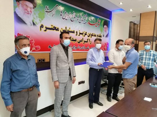 ازکارگران شهرداری وحدتیه تقدیر شد+تصاویر