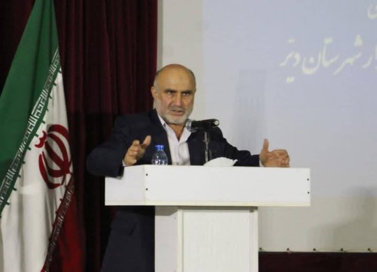 با حضور استاندار بوشهر ،فرماندار جدید دیر معرفی شد+جزئیات و تصاویر