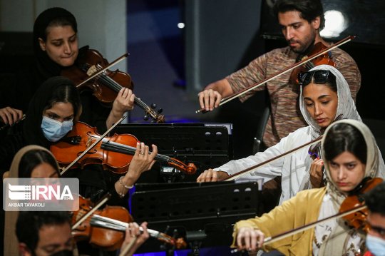 تصاویر/ تمرین ارکستر ملی ایران