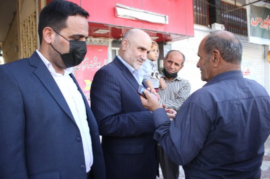 با حضور معاون سیاسی استاندار بوشهر برگزار شد برپایی میز خدمت حوزه سیاسی، امنیتی، اجتماعی در مصلا جمعه بوشهر