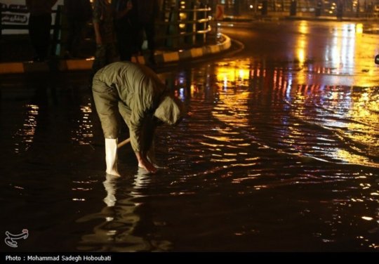 تصاویر/ بارش شدید باران و آبگرفتی در یزد