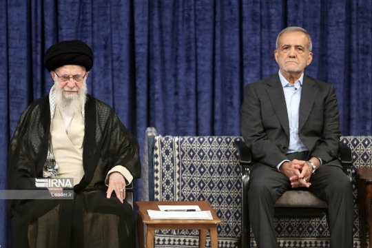 رهبر معظم انقلاب در مراسم تنفیذ رئیس جمهور:برخی حامیان کاندیداها از اختلاف و دوقطبی سازی دست بردارند