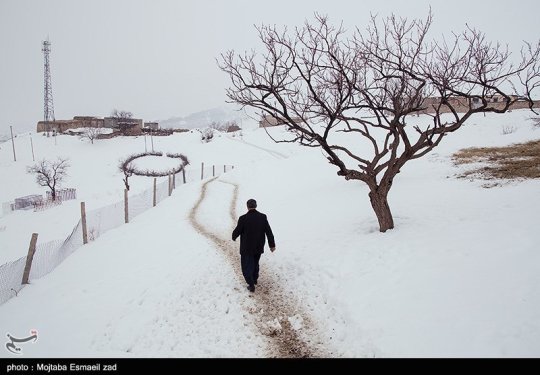 طبیعت برفی روستاهای بخش انزل ارومیه 