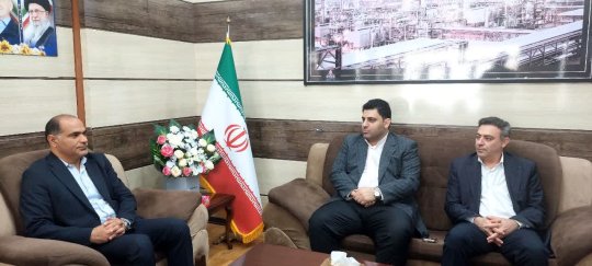 نشست و دیدار صمیمی و پربار مهندس خوش بین فر مدیرعامل پتروشیمی مروارد با دکتر پاسالار فرماندار عسلویه +تصاویر