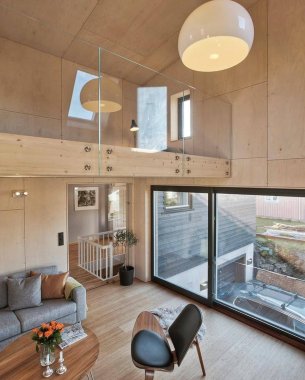 تصاویر/معماری یک خانه ۴۸متری در نروژ که شاهکار است