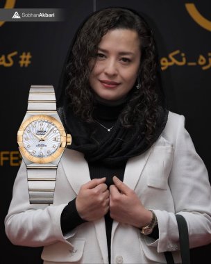 عکس پربازدید از ساعت ۵۰۰ میلیونی مهراوه شریفی‌نیا