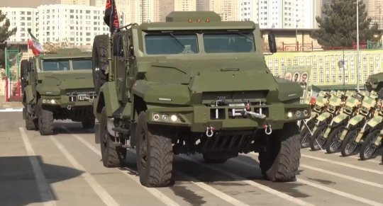 تصاویر خودروی ضد انفجار روسی در سیستان و بلوچستان