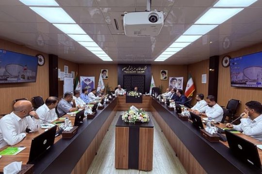 بازدید دکتر بازیار از شرکت مخازن سبز پتروشیمی عسلویه