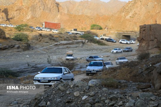 پل محور «رودان - بندرعباس» پس حمله آمریکا