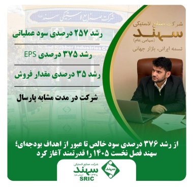 از رشد ۳۷۶ درصدی سود خالص تا عبور از اهداف بودجهای؛ «پسهند» فصل نخست ۱۴۰۵ را قدرتمند آغاز کرد