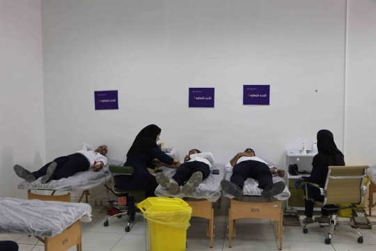 کارکنان دماوند انرژی ۵۸ هزار و ۹۵۰ سیسی خون اهدا کردند+تصاویر